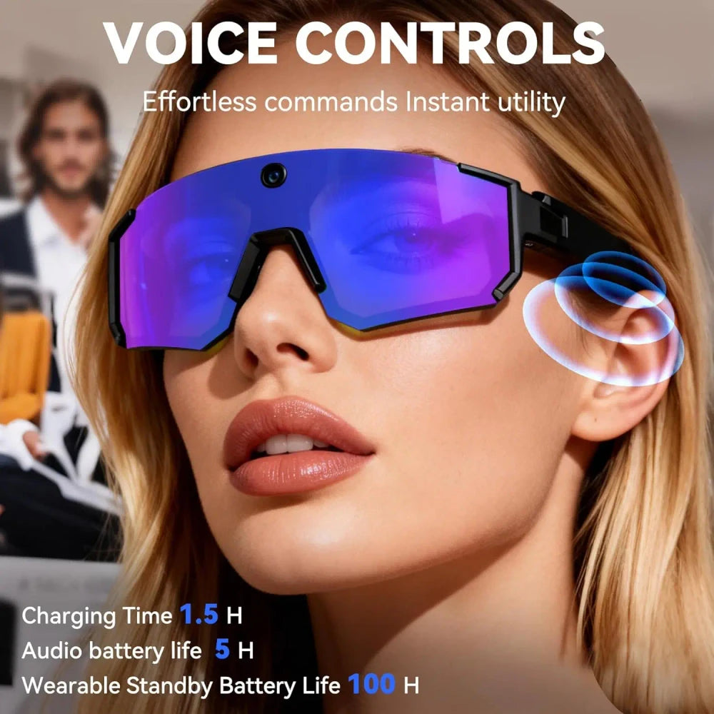 Smart Bluetooth Camera Sunglasses