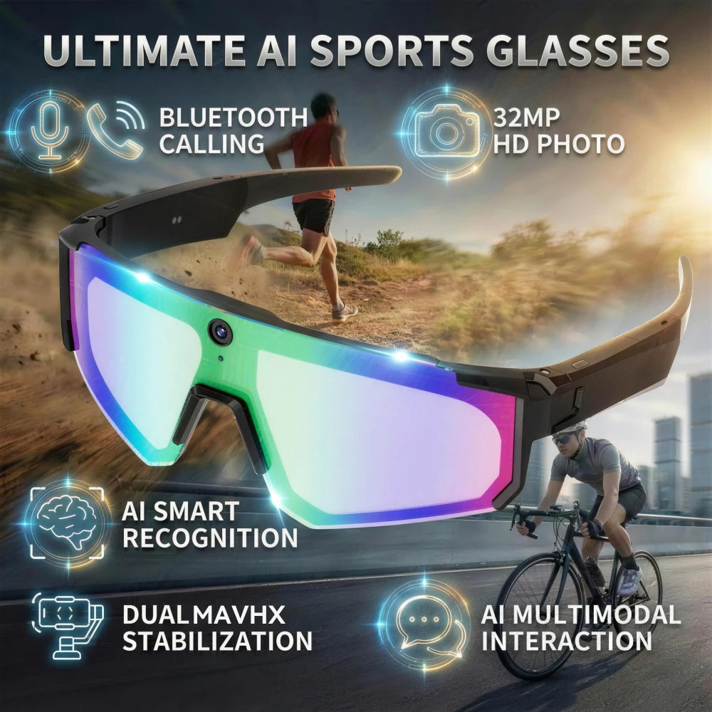 Smart Bluetooth Camera Sunglasses