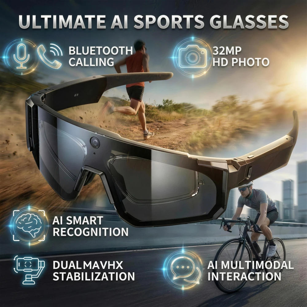 Smart Bluetooth Camera Sunglasses