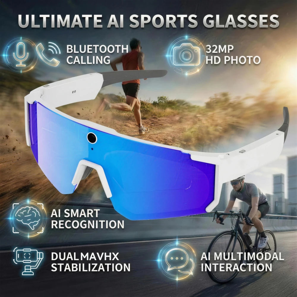 Smart Bluetooth Camera Sunglasses